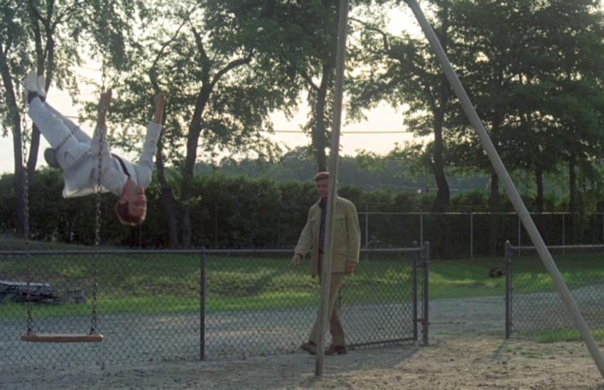Man on a Swing