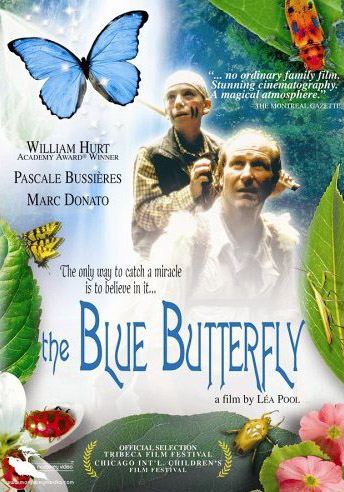 Le papillon bleu