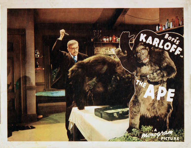 Boris Karloff: The Ape / British Intelligence